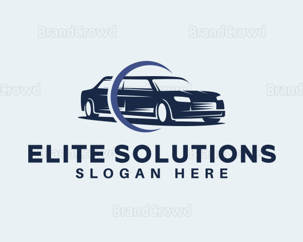 Limousine Car Vehicle Logo