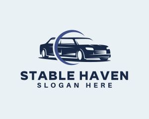 Limousine Car Vehicle logo design