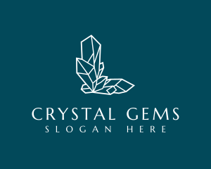 Luxury Crystal Letter L logo design