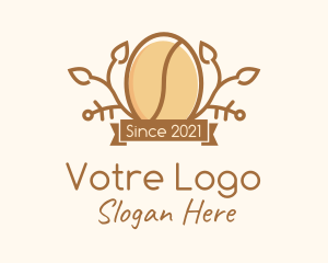 Espresso - Organic Cafe Coffee Bean logo design