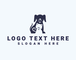 Animal Rescue - Cat Dog Veterinary logo design