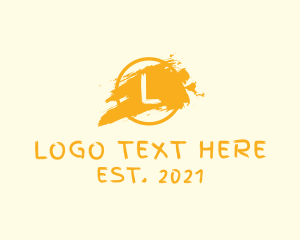 Artistic - Acrylic Paint Brush logo design