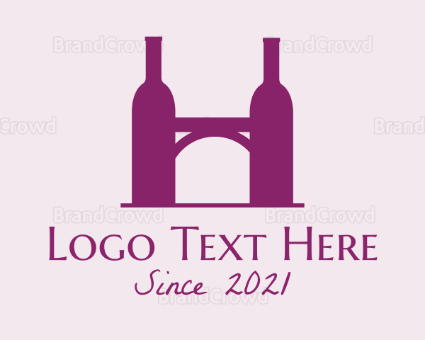 Wine Bottle Bridge Logo