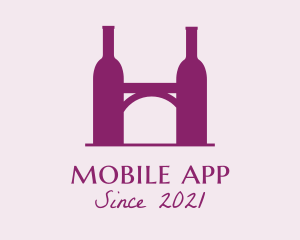 Celebration - Wine Bottle Bridge logo design