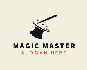 Magician Hat Magic logo design