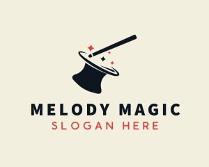 Magician Hat Magic logo design