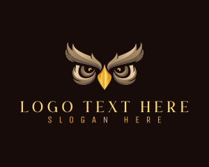 Predator - Avian Night Owl logo design