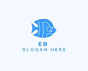 Fish Aquarium Marine Logo