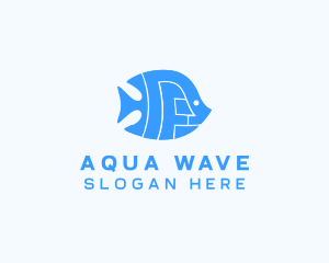 Fish Aquarium Marine logo design