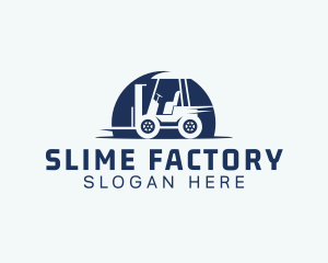 Forklift Machinery Storage logo design