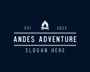 Camping Adventure Business logo design