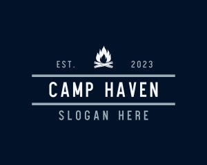 Camping Adventure Business logo design