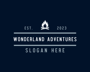 Camping Adventure Business logo design