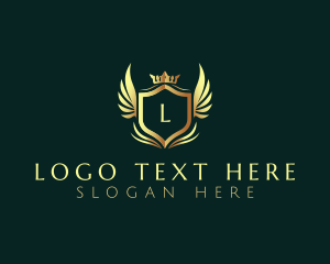 Style - Luxury Crown Shield logo design