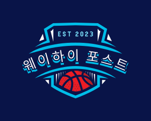 Basketball League Sports logo design