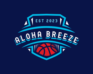 Basketball League Sports logo design