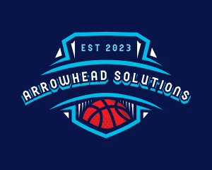 Basketball League Sports logo design