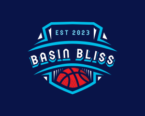 Basketball League Sports logo design