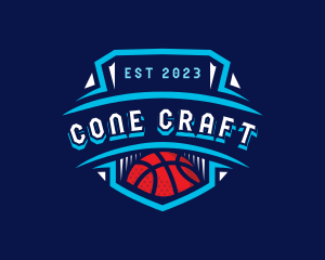 Basketball League Sports logo design