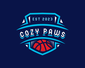 Basketball League Sports logo design