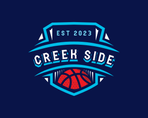 Basketball League Sports logo design