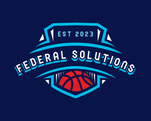 Basketball League Sports logo design