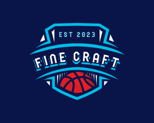 Basketball League Sports logo design