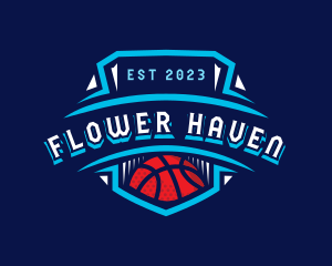 Basketball League Sports logo design