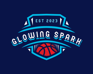 Basketball League Sports logo design