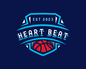 Basketball League Sports logo design