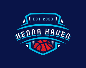 Basketball League Sports logo design