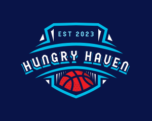 Basketball League Sports logo design