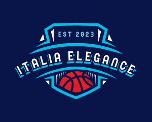 Basketball League Sports logo design