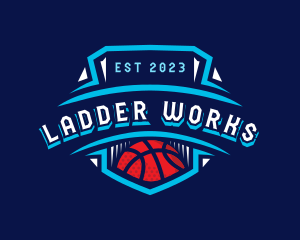 Basketball League Sports logo design