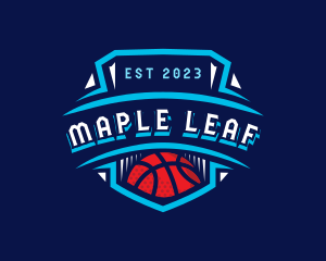 Basketball League Sports logo design