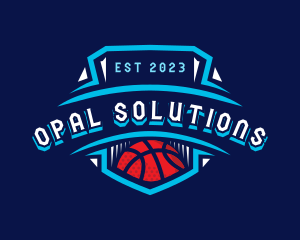 Basketball League Sports logo design