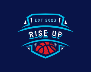 Basketball League Sports logo design