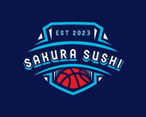 Basketball League Sports logo design