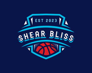 Basketball League Sports logo design