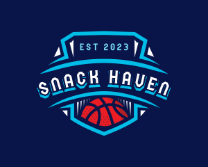 Basketball League Sports logo design