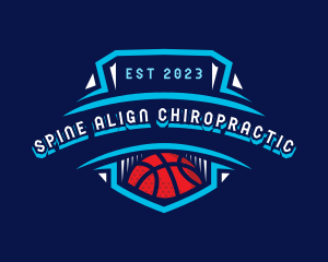 Basketball League Sports logo design