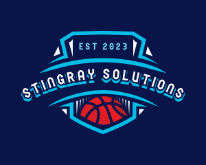 Basketball League Sports logo design