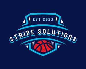 Basketball League Sports logo design