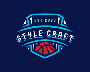 Basketball League Sports logo design