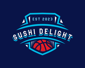 Basketball League Sports logo design