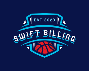 Basketball League Sports logo design