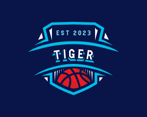 Basketball League Sports logo design