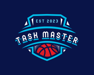 Basketball League Sports logo design