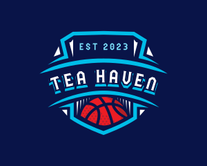 Basketball League Sports logo design