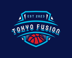 Basketball League Sports logo design